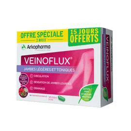 ARKOPHARMA Complément alimentaire veinoflux jambes légères et toniques x60