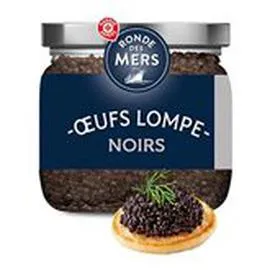 MARQUE REPÈRE, RONDE DES MERS Oeufs de lompe Noir - MSC 100g