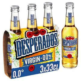 DESPERADOS Bière blonde virgin sans alcool 3x33cl