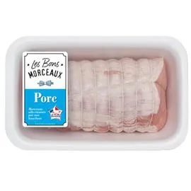 - Viande de porc: rôti en filet 600g