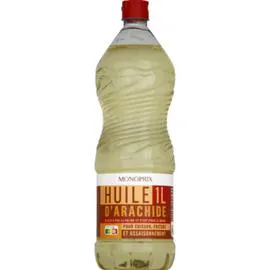 MONOPRIX Huile d arachide l'unité