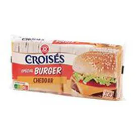 MARQUE REPÈRE, LES CROISÉS Fromage Au Cheddar - Pour hamburger x20 x20