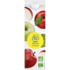 MONOPRIX BIO 100% pur jus de pomme bio 1l