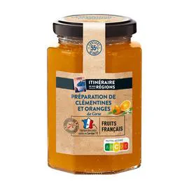 ITINÉRAIRE DES SAVEURS Préparation de clémentines et oranges de Corse 315g