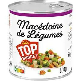 TOP BUDGET Macédoine de légumes 530g