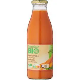 CARREFOUR BIO Jus de carotte bio 100% pur jus 75cl