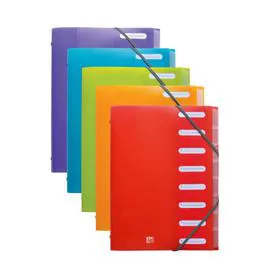OXFORD Trieur 8 positions avec élastiques coloris aléatoire l'unité