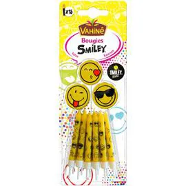 VAHINÉ Bougies anniversaire Smiley 27g