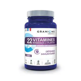 GRANIONS Complément alimentaire défense immunitaire 22 vitamines x90