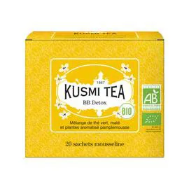 KUSMI TEA Thé Vert En Sachets Bb Detox Bio X20 40g