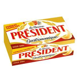 PRÉSIDENT Beurre Doux Gastronomique 500g
