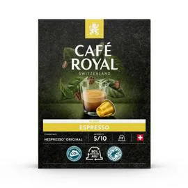 CAFÉ ROYAL Café capsules Compatibles Nespresso espresso n°5 - x18 93g