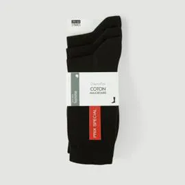 MONOPRIX HOMME Lot De 3 Paires De Chaussettes En Jersey Noir T39/42 l'unité
