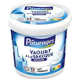 PÂTURAGES Yaourt à la grecque nature 1kg