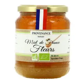 PROVENANCE NATURE Miel de Fleurs France Bio 500g