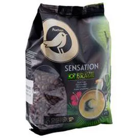 AUCHAN GOURMET Café en grains du Brésil 500g