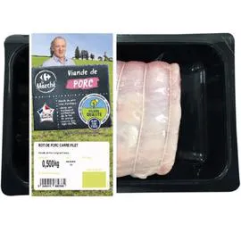 CARREFOUR LE MARCHÉ Rôti de porc carré filet 500g
