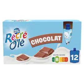 MONT BLANC, RÉCRÉ O'LÉ Crème dessert chocolat 12x85g