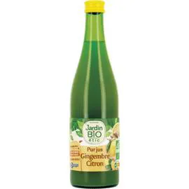 LÉA NATURE, JARDIN BIO ÉTIC Jus gingembre citron Bio 50cl