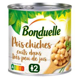 BONDUELLE Pois chiches cuits dans très peu de jus 265g