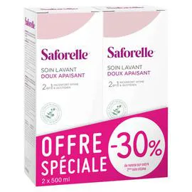 SAFORELLE Soin Lavant Doux Duo 2x500ml