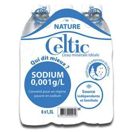 CELTIC Pack Eau Plate 6x1,5l