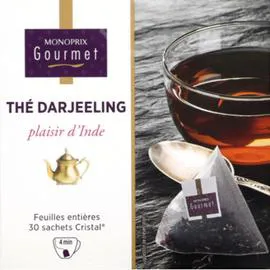 MONOPRIX GOURMET Thé Darjeeling, plaisir d'Inde 60g