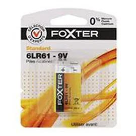 FOXTER Pile 9V/6LR61 l'unité