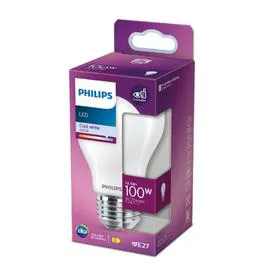 PHILIPS Ampoule LED E27 Standard Blanc-froid 100W x1 l'unité