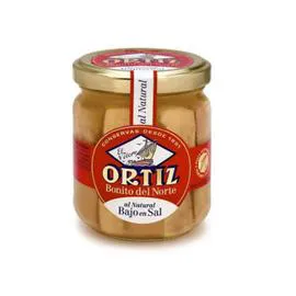 ORTIZ Thon blanc germon au naturel pauvre en sel 150g