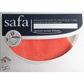 SAFA Saumon fumé bio atlantique x4 tranches 140g