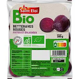 SAINT ELOI BIO Betteraves rouges cuites et épluchées BIO 500g