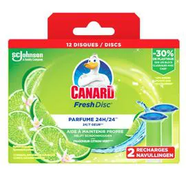 CANARD Fresh disc recharge fraicheur citron vert x12