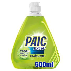 PAIC Liquide Vaisselle Fraîcheur Excel² 500ml