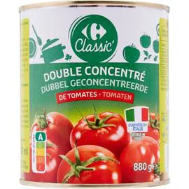 CARREFOUR CLASSIC' Sauce double concentré tomates 880g