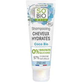 LÉA NATURE, SO'BIO ÉTIC Shampoing Hydratant à l'Huile de Coco Bio 250ml