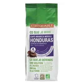 ÉTHIQUABLE Café moulu pur arabica Honduras Bio 250g
