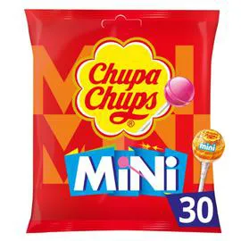 CHUPA CHUPS Bonbons sucettes mini assortiment 180g