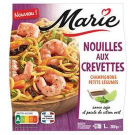 MARIE Nouilles aux crevettes champignons et légumes 280g