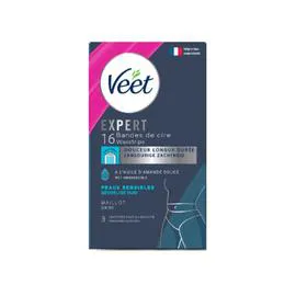 VEET Bandes De Cire Expert Maillot Peaux Sensibles x16