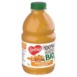 LIEBIG Soupe veloutée de potiron et carotte Bio 75cl