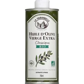LA TOURANGELLE Huile d'olive vierge extra bio 750ml
