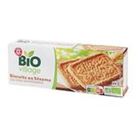 MARQUE REPÈRE, BIO VILLAGE Biscuits sésame Bio 230g
