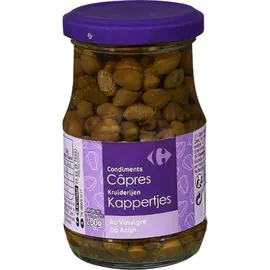 CARREFOUR Câpres au vinaigre 120g 