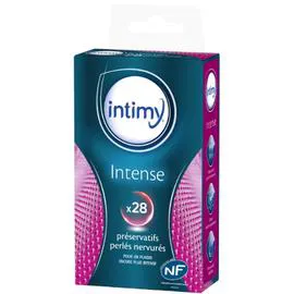INTIMY CARE Préservatifs intense x28