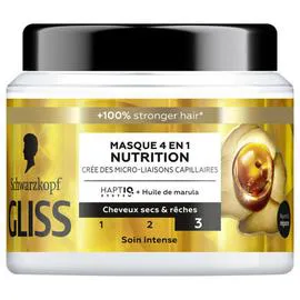 GLISS Schwarzkopf  Gliss masque 4en1 éclat couleur 400ml