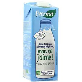 EVERNAT Boisson Végétale Riz Coco & Soja 1l
