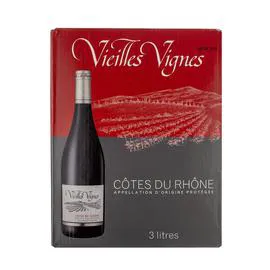 VIEILLES VIGNES Côtes du Rhône Vielles Vignes, vin rouge 3l