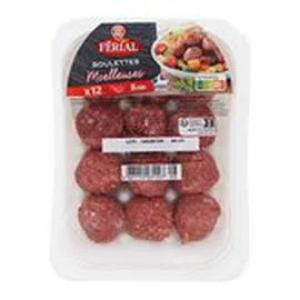 MARQUE REPÈRE, FÉRIAL Boulettes moelleuses nature Ferial x12 300g