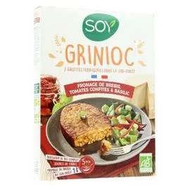 SOY Grinioc Fromage de Brebis Tomate Confite Basilic Bio 200g